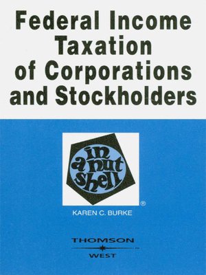 cover image of Federal Income Taxation of Corporations and Stockholders in a Nutshell